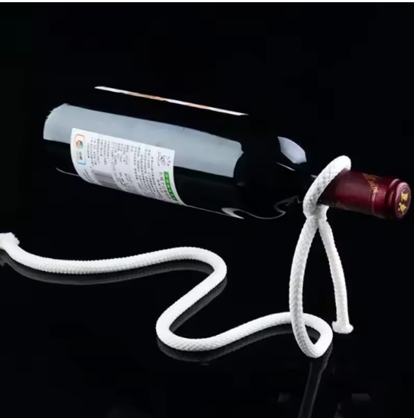 Magic Iron Chain Wine Bottle Holder