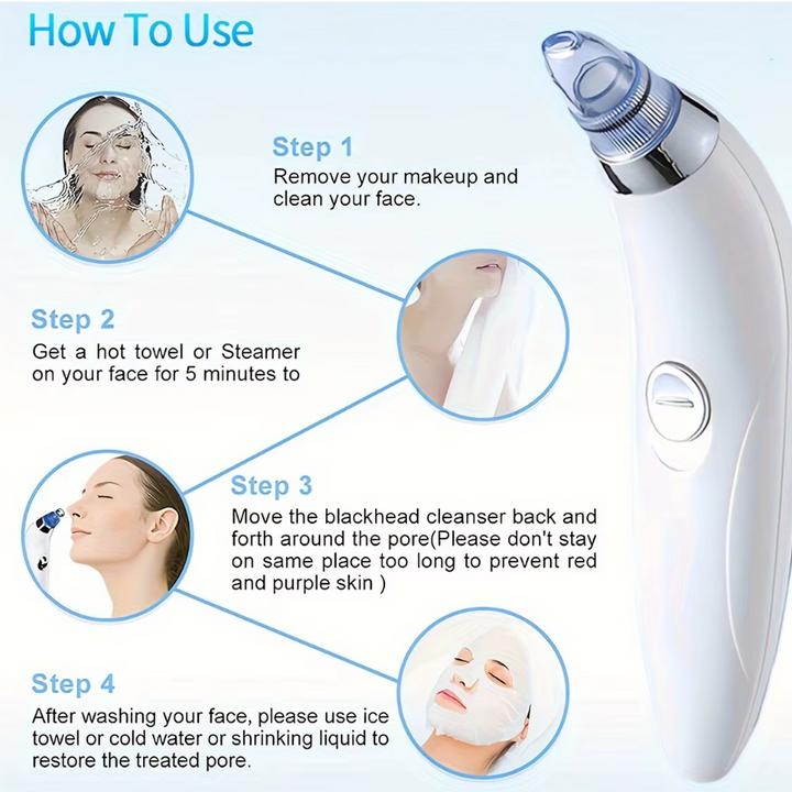 4-in-1 Multifunctional Beauty Pore Vacuum – Unlock Radiant, Flawless Skin